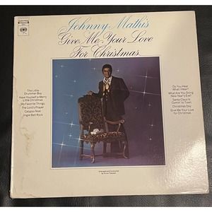 Johnny Mathis Give Me Your Love For Christmas 3C-9923 Columbia Stereo LP Records